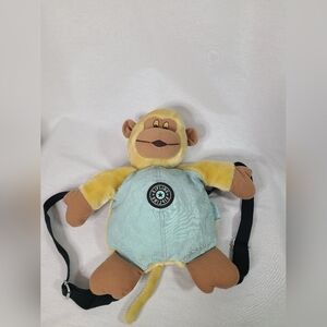 KIPLING Monkey Rucksack Plush Toy/backpack Vintage- HTF